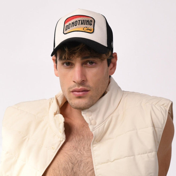 Do Nothing Trucker Cap by Sand and Camels - lifestyle photo