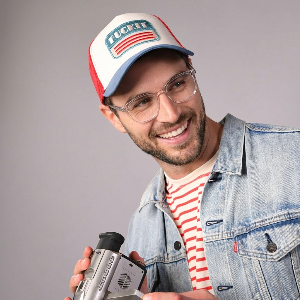 Fuck It Trucker Cap by Sand and Camels - additional photo of the model