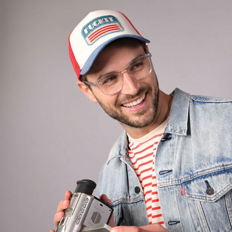 Fuck It Trucker Cap by Sand and Camels - additional photo of the model