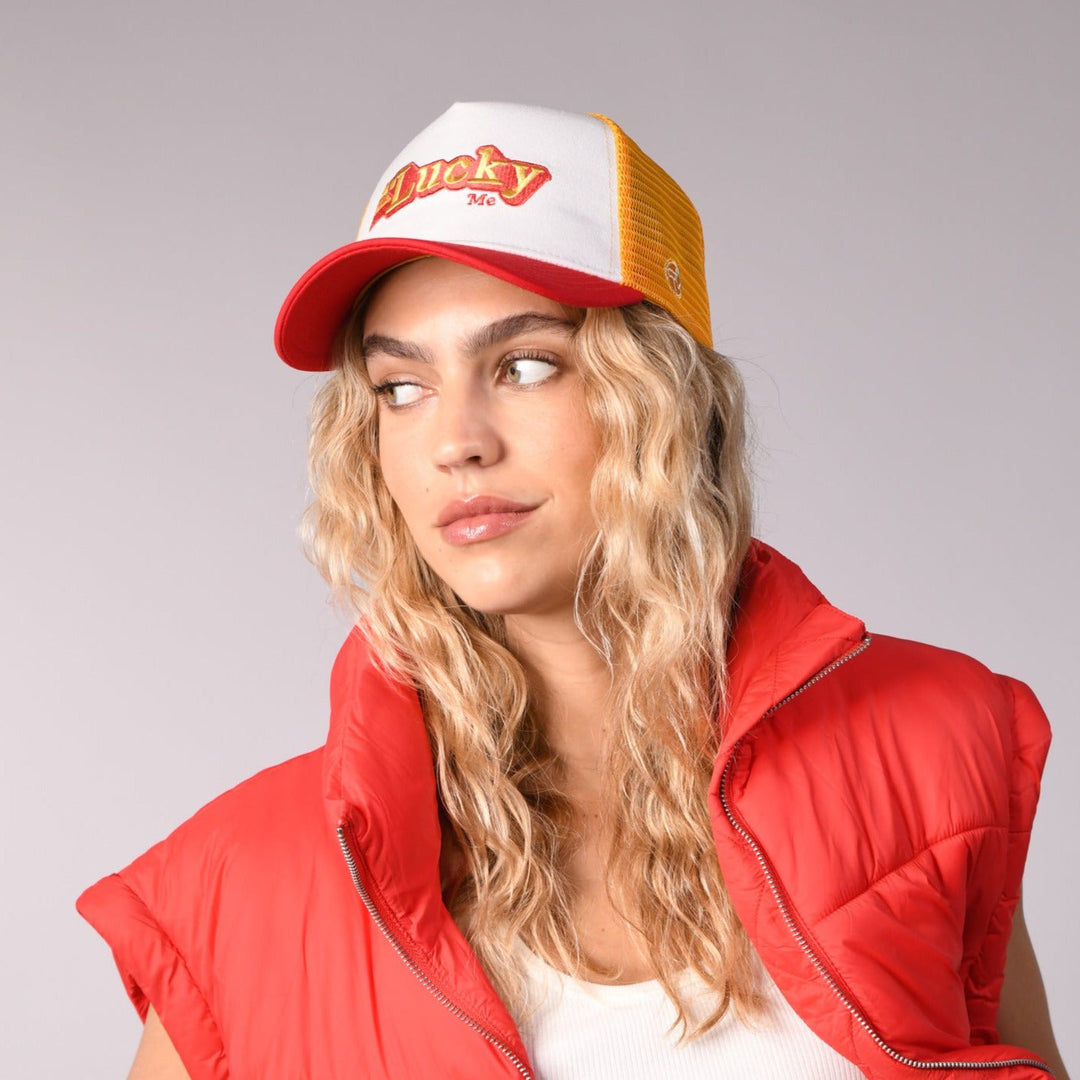 Lucky Me Trucker Cap by Sand and Camels - lifestyle photo