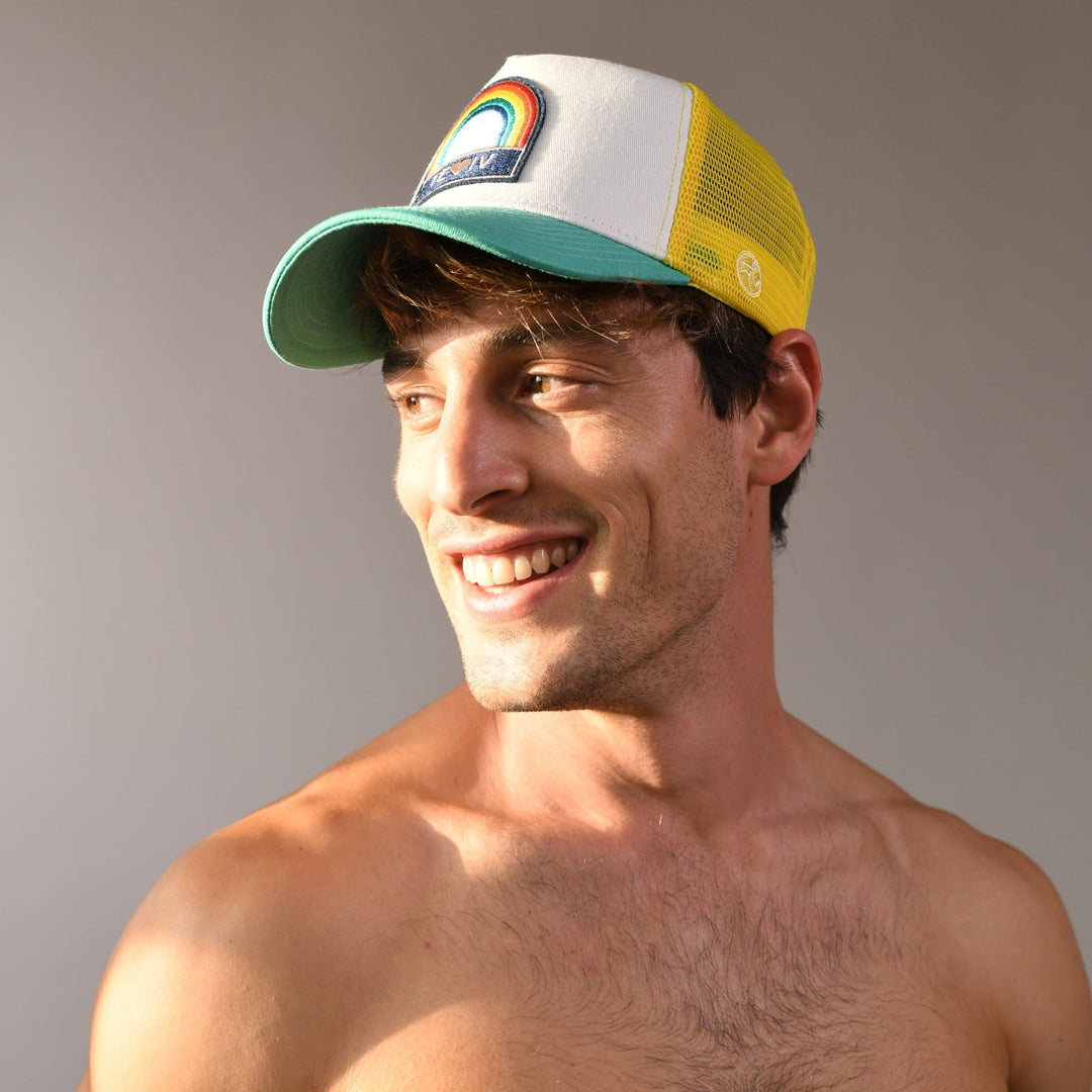 Rainbow Lovers Trucker Cap by Sand and Camels - lifestyle photo
