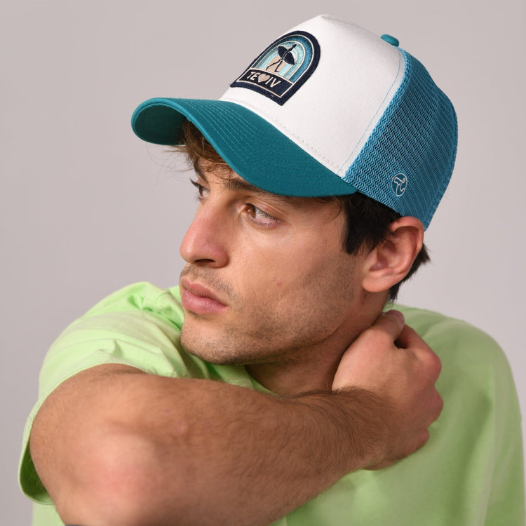 Surfer Life Trucker Cap by Sand and Camels - additional lifestyle photo